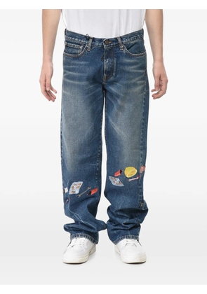 Off-White Pascal Twist embroidered jeans - Blue