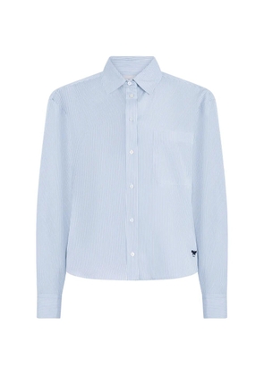 Weekend Max Mara vertical-stripe chest-pocket shirt - White