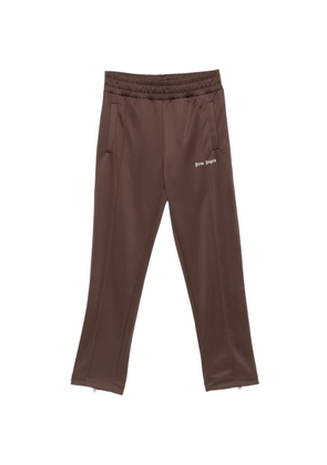 Palm Angels logo-print side-stripe track pants - Brown