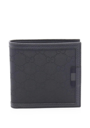 Gucci Pre-Owned 2010s GG canvas bi-fold wallet - Black