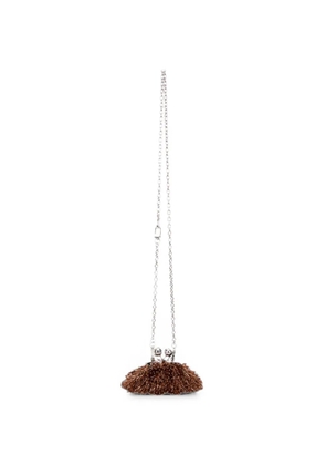 Weekend Max Mara Nano Pasticcino bag with gemstones - Brown