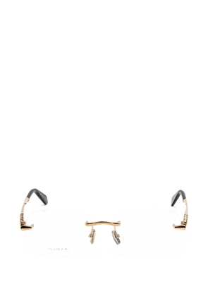 Bvlgari Serpenti rimless glasses - Gold