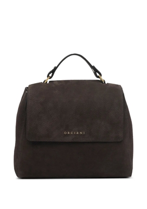 Orciani small Sveva nubuck handbag - Brown