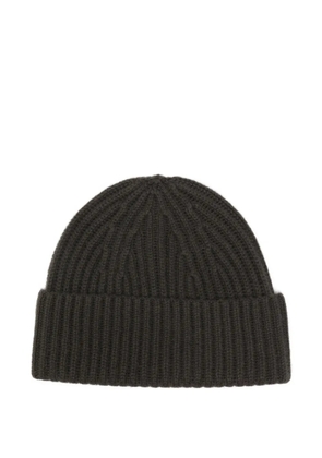 Lisa Yang Martigny ribbed-knit turn-up beanie hat - Green