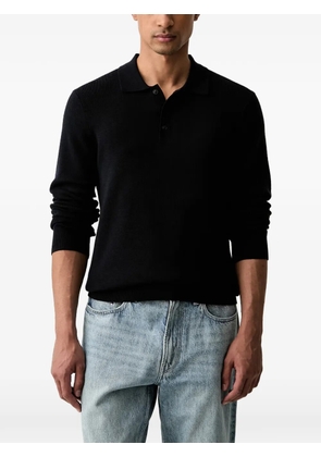 Trussardi long-sleeve polo - Black