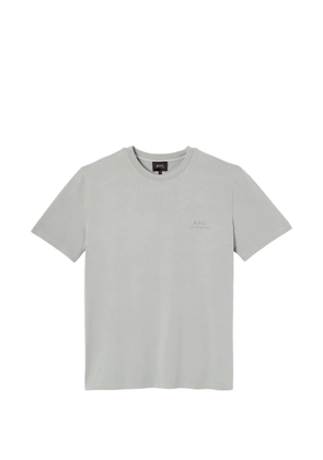 A.P.C. logo-print T-shirt - Grey