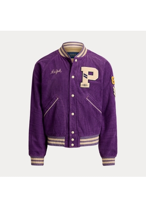 Corduroy Letterman Jacket