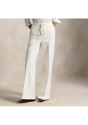 Beaton Cotton-Wool Lace-Up Trouser