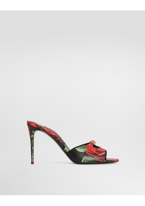 Dolce & Gabbana Ciabatta Tacco - Woman Slides And Mules Multicolor 38.5