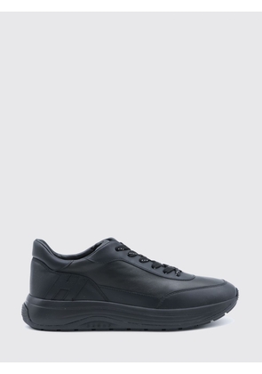 HOGAN Hi-Light Smooth Calfskin Leather Sneakers with Tone-on-Tone H Logo