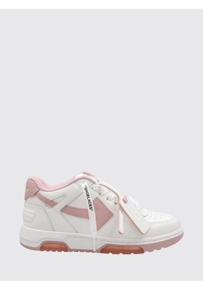 Off-White Leather Out Of Office Sneakers with Perforated Toe