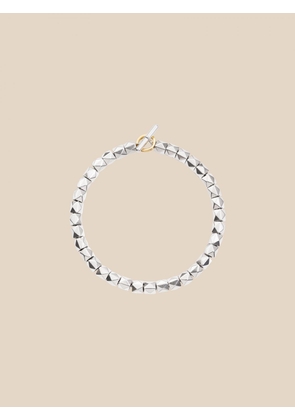 DODO Silver bracelet, studs and needle brisé ring yellow gold