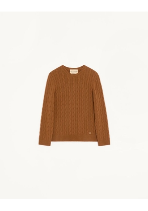 Valentino Cashmere Jumper Woman TAN L
