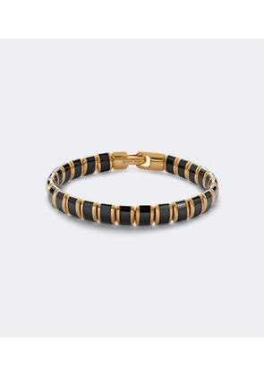 David Yurman Spiritual Beads 18kt gold bracelet with onyx