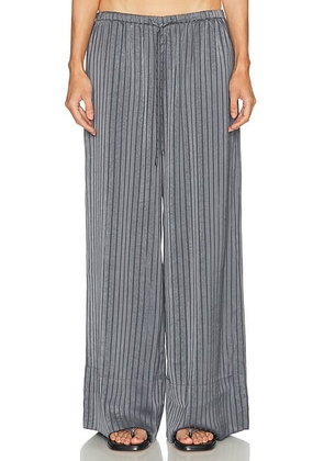 ELCE Aries Pant in Ink Stripe - Grey. Size XS (also in M, S).