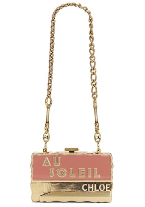 Chloe Au Soleil Brass Shoulder Bag in Gold Color - Metallic Gold. Size all.