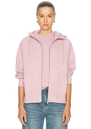 Carhartt WIP Hooded Painter Jacket in Hortensia. Size S (also in L, M, XS).