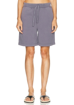 Carhartt WIP Hoggard Sweat Short in Shady Purple - Purple. Size XS (also in S, M, L).