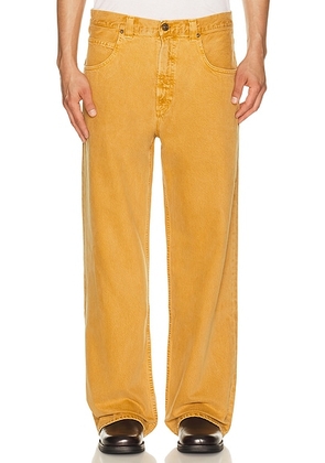AGOLDE Grover Jean in Ochre - Yellow. Size 31 (also in 29, 30, 32, 33, 34, 36).