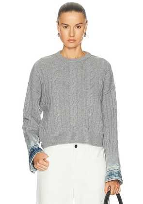 Haikure Karine Sweater in Pollock - Grey. Size XS (also in S, M, L).