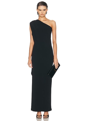 EAVES Amari Dress in Black - Black. Size XXS (also in XS, S, M, L, XL).