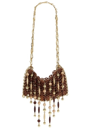 RABANNE Nano Shoulder Bag in Brown - Brown. Size all.