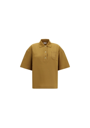 Saint Laurent Bicolor Cotton Polo Shirt - S
