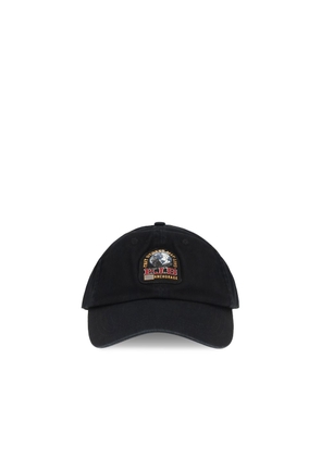 Parajumpers Black Cotton Cap (Baseball Hat) - UNI