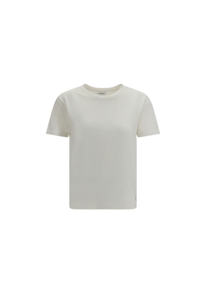 Saint Laurent White Cotton T-Shirt - S