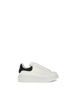 Alexander McQueen White Calf Leather Bos Taurus Chunky Sneakers - EU35/US5