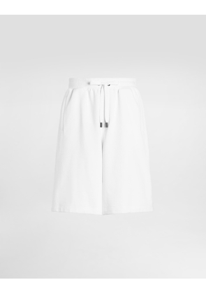 Dolce & Gabbana Jersey Bermuda Shorts - Man Pants And Shorts White 48