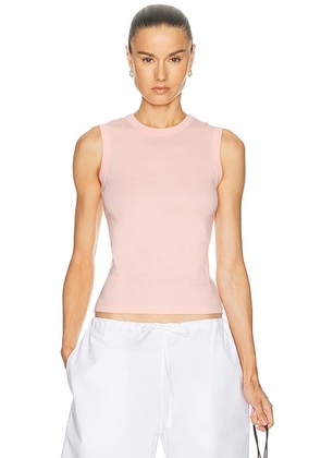 FLORE FLORE Esme Tank Top in Bloom - Pink. Size S (also in XS, M, L).