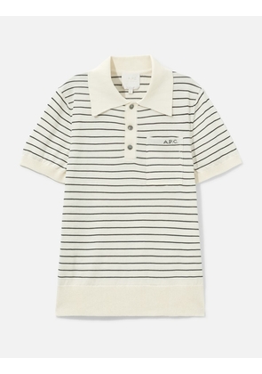 Fitted Striped Polo