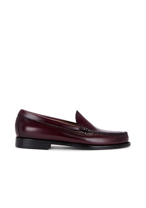 G.H.BASS Venetian Weejun in Wine - Burgundy. Size 12 (also in 8, 9, 10, 11, 8.5, 9.5, 10.5, 11.5).