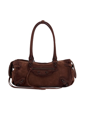 Balenciaga Le City East West Bag in Light Espresso - Brown. Size all.