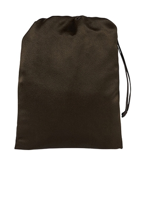 The Row Ray Pouch Bag in Dark Brown - Brown. Size all.