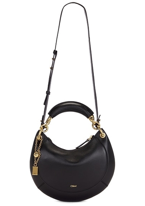 Chloe Banana Bag in Black - Black. Size all.