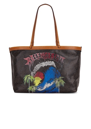 Balenciaga Snob Medium Tote Bag in Black/L Vsurfer Red - Black. Size all.