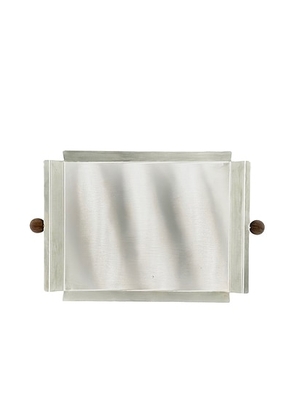Natalia Criado Tray in Silver - Metallic Silver. Size all.
