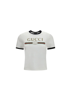 Gucci White Cotton T-Shirt - L