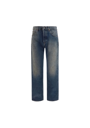 Golden Goose Blue Cotton Relaxed Fit Jeans - W32