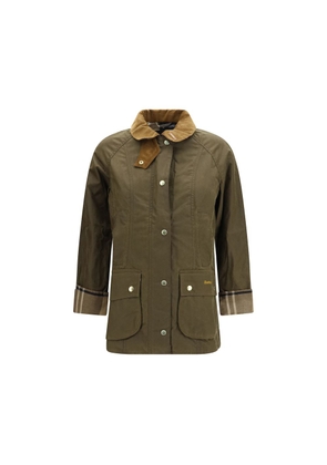 Barbour Bicolor Cotton Shell Jacket - 10