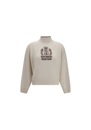 Brunello Cucinelli White Cashmere Sweater - S