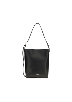 Jil Sander Black Calf Leather Bos Taurus Handbag