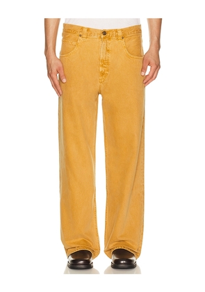 AGOLDE Grover Jean in Yellow. Size 29. Also in 30, 31, 32, 33, 34, 36.
