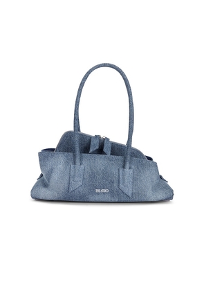 THE ATTICO La Passeggiata Small Top Handle Bag in Blue.
