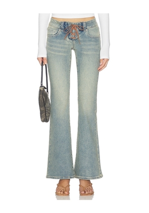 Abrand 00 Kick Rhiannon in Blue. Size 26. Also in 23, 24, 25, 27, 28, 29, 30, 31, 32, 33, 34.