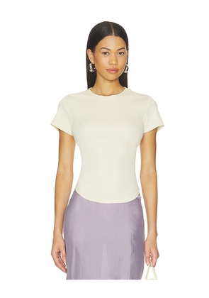 Artless Crawford Tee in Cream. Size XS. Also in S, M, L.