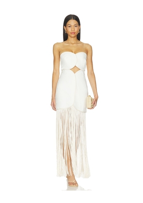 AZULU Joaquina Dress in Ivory. Size XXS. Also in XS, S, M, L, XL.
