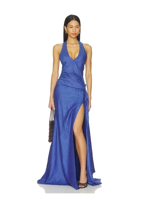 AZULU Dua Dress in Blue. Size XXS. Also in XS, S, M, L.